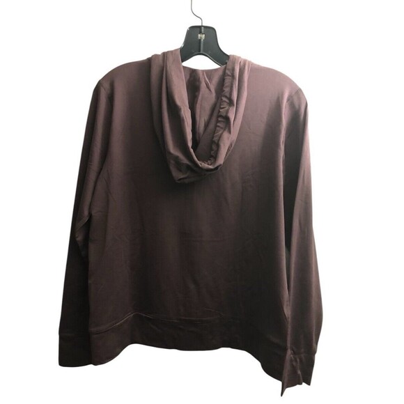 Vuori Womens Halo Performance 2.0 Athletic Hoodie Ruby Heather Red Small New - Picture 2 of 2